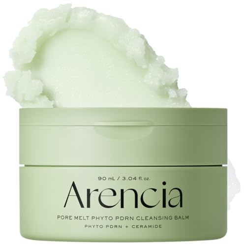 ARENCIA Pore Melt Phyto PDRN Cleansing Balm, Makeup Removing & Pore Care Cleanser with PDRN, Ceramide, Hyaluronic Acid, 90ml / 3.04 fl. oz.