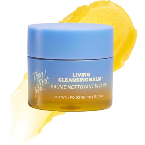 Then I Met You Living Cleansing Balm, Makeup Remover, Cleansing Oil, Face Cleanser, Melts Makeup & Sunscreen, Non-Stripping Zero Residue Oil Cleanser, First-Step Clean Vegan Korean Skincare