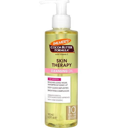 Palmer's Skin Therapy Cleansing Face Wash & Makeup Remover (6.5 Oz) | A gentle makeup remover and facial cleanser with Rosehip Oil and Vitamin C to cleanse impurities and brighten skin