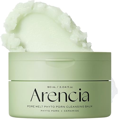 ARENCIA Pore Melt Phyto PDRN Cleansing Balm, Makeup Removing & Pore Ca — Our hands-on testing setup for difference between cleansi