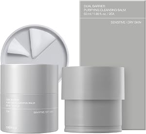 celimax Dual Barrier Purifying Cleansing Balm Refill Edition (50mlx2) | with Ceramides, Wa