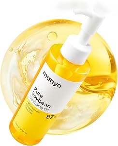 MANYO Pure Cleansing Oil, Natural Oil Cleanser for Face, Makeup Blackhead Remover, Korean