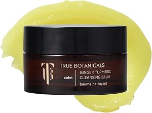 True Botanicals Ginger Turmeric Cleansing Balm | Natural Hydrating Facial Cleanser + Makeu