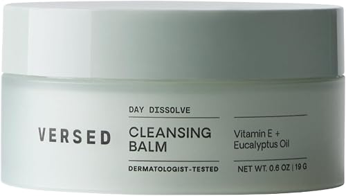 Versed Day Dissolve Cleansing Balm - Makeup Melting Balm Infused with — Our hands-on testing setup for guide to using oil cleanse