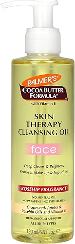 Palmer's Cocoa Butter Formula Skin Therapy Cleansing Oil, Gentle Makeu — Our hands-on testing setup for sunday riley c.e.o. cleans