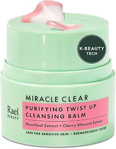 Rael Miracle Clear Facial Cleanser – Makeup Remover, Daily Face Wash, Gentle Deep Pore Cle
