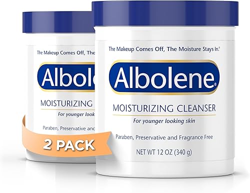 Albolene Moisturizing Cleanser & Makeup Remover - Fragrance-Free Cold — Our hands-on testing setup for tatcha the camellia cleans