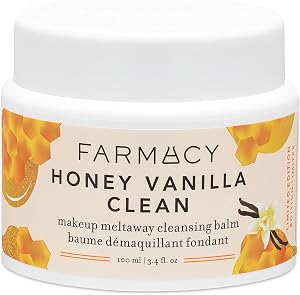 Farmacy Makeup Remover Cleansing Balm - Honey Vanilla Waterproof Makeup Remover Balm + Oil